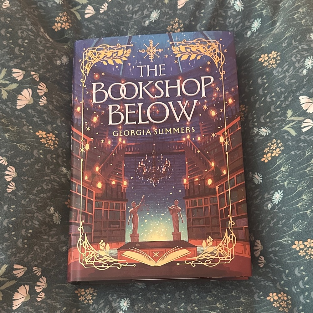 Illumicrate edition of The Bookshop Below by Georgia Summers